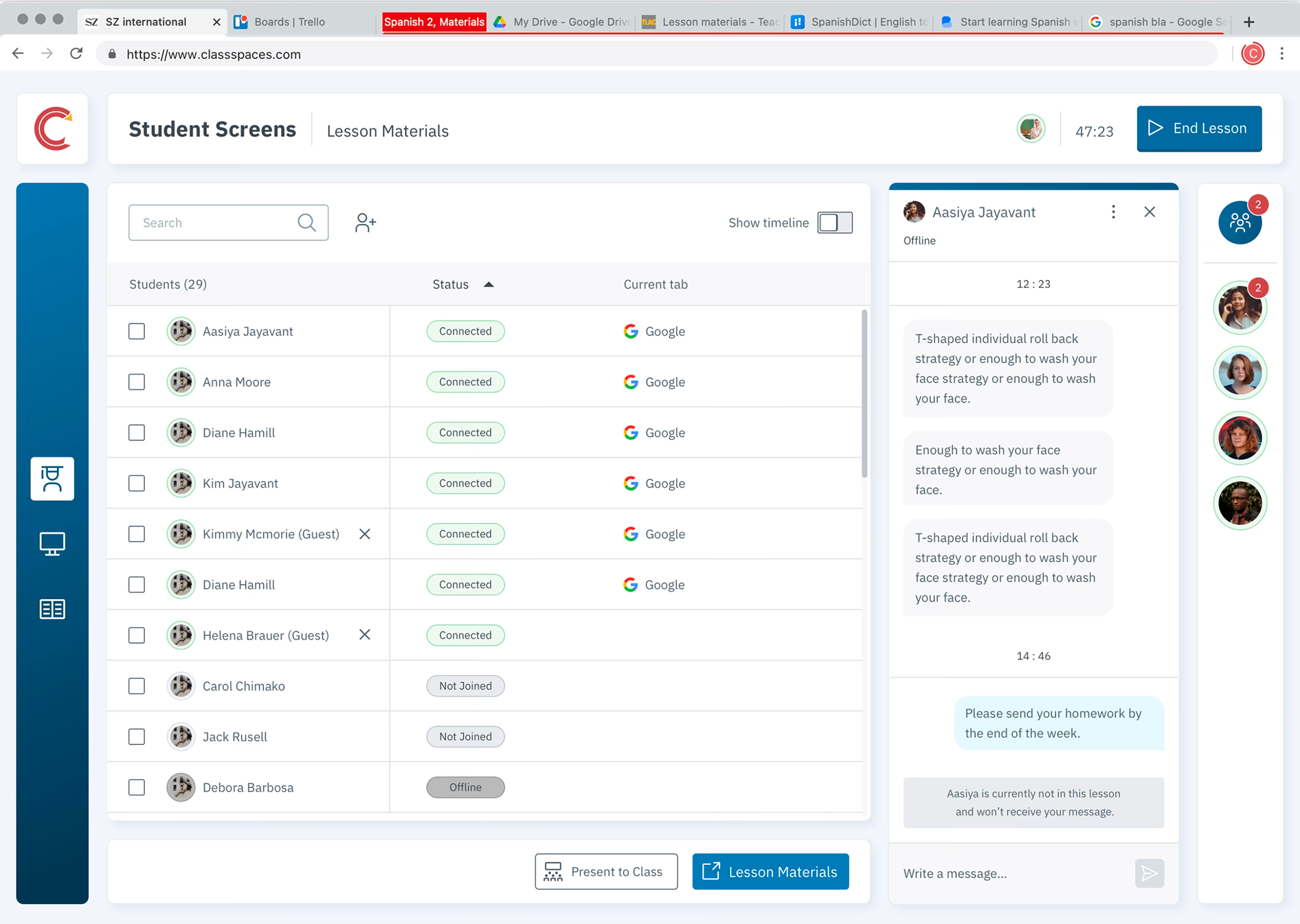 ClassSpaces Product UI